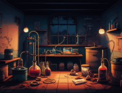 Pabrik narkoba rumahan