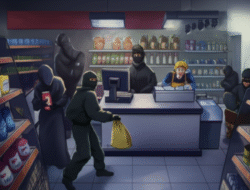 Perampokan minimarket