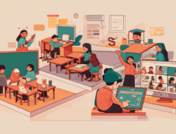 Perkembangan sistem pendidikan dan tantangan pembelajaran daring