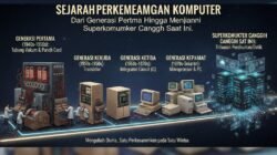 Sejarah Perkembangan Komputer dari Generasi Pertama Hingga Menjadi Superkomputer Canggih Saat Ini