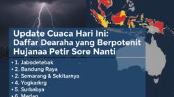 Update Cuaca Hari Ini: Daftar Daerah yang Berpotensi Hujan Petir Sore Nanti