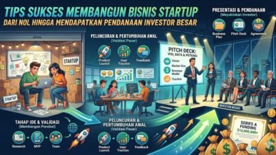 Tips Sukses Membangun Bisnis Startup Dari Nol Hingga Mendapatkan Pendanaan Investor Besar
