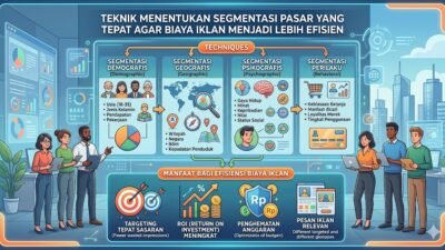 Teknik Menentukan Segmentasi Pasar Yang Tepat Agar Biaya Iklan Menjadi Lebih Efisien
