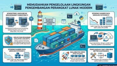 Kelebihan Teknologi Kontainerisasi Docker Dalam Memudahkan Pengelolaan Lingkungan Pengembangan Perangkat Lunak Modern