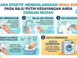 Cara Efektif Menghilangkan Noda Kopi Pada Baju Putih Kesayangan Anda Dengan Mudah