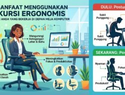 Manfaat Menggunakan Kursi Ergonomis Bagi Anda Yang Bekerja Di Depan Meja Komputer
